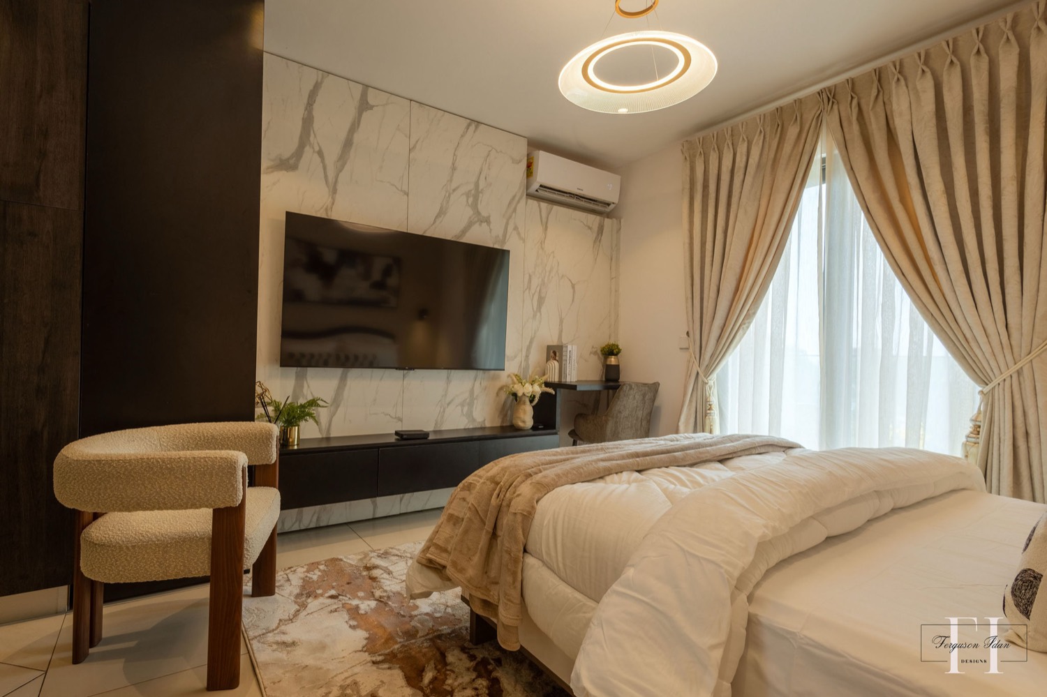 The Lennox bedroom